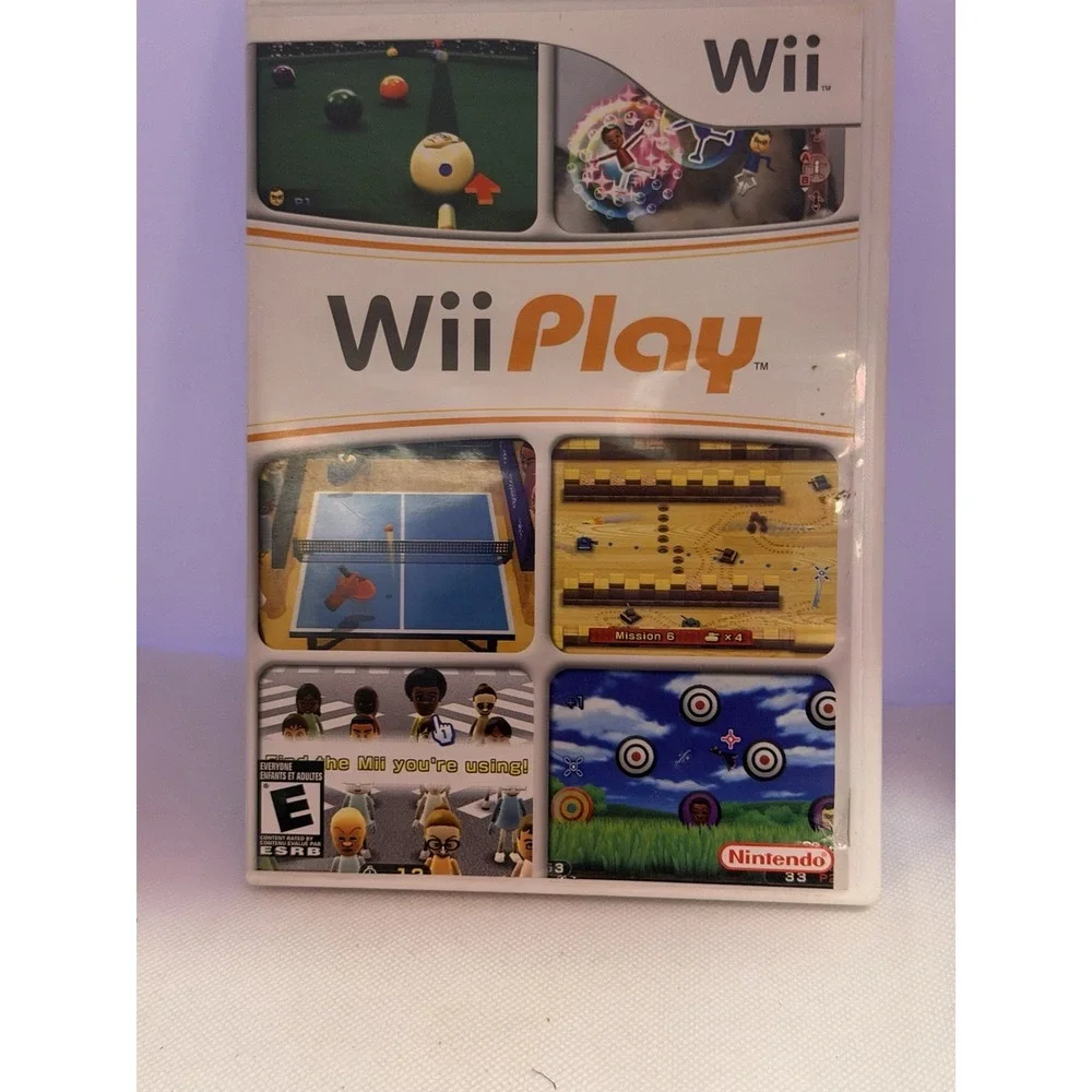 Wii Play Nintendo Wii Sports Game Disc, Case and Manual! TESTED